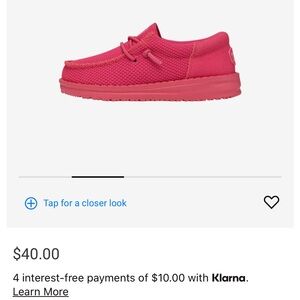 Hey Dude toddler size 7